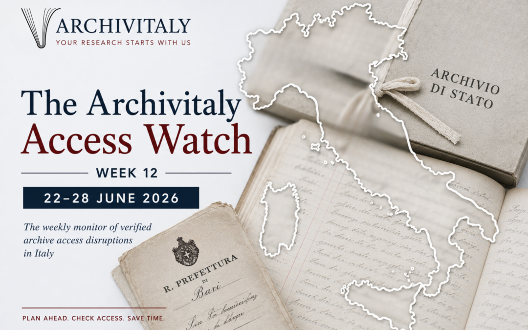 Archivitaly Access Watch #12