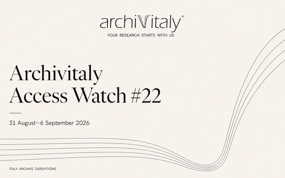 Archivitaly Access Watch #22